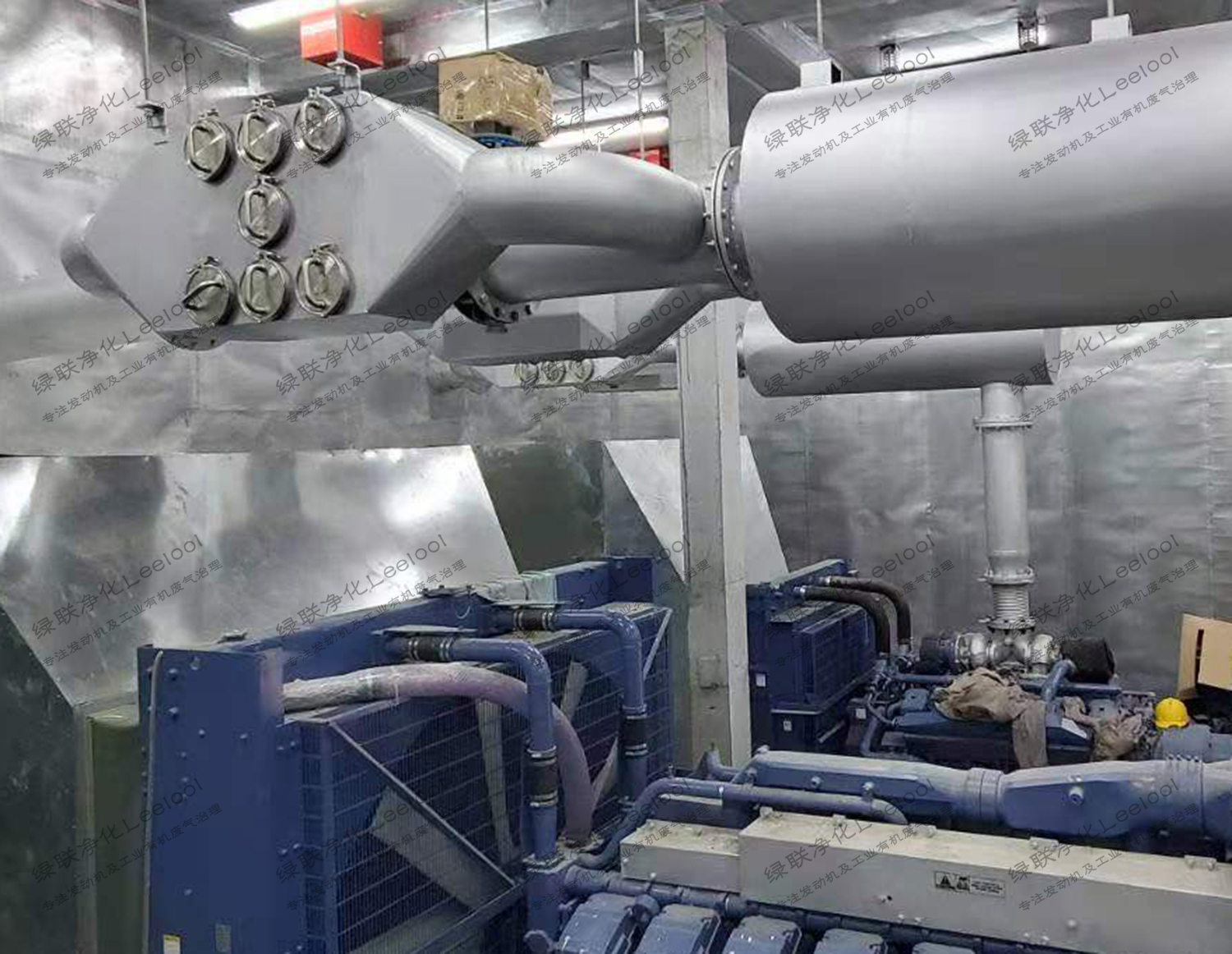港资厂房备用发电机组尾气净化器