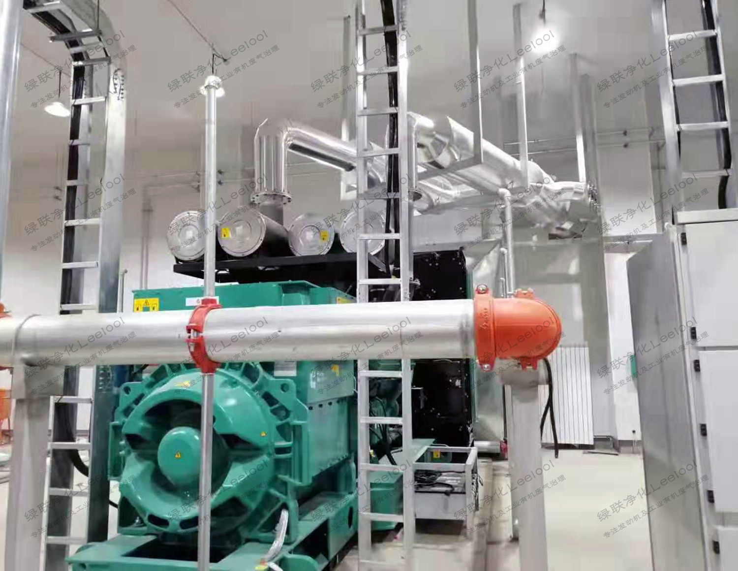 备用柴油发电机组干式黑烟净化器